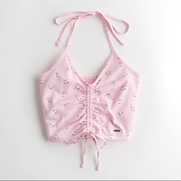 Hollister Tops - Hollister Baby Pink Crop Top